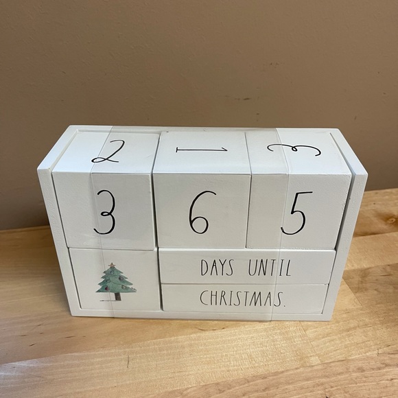 Rae Dunn Other - Rae Dunn Days Until Countdown Block Calendar